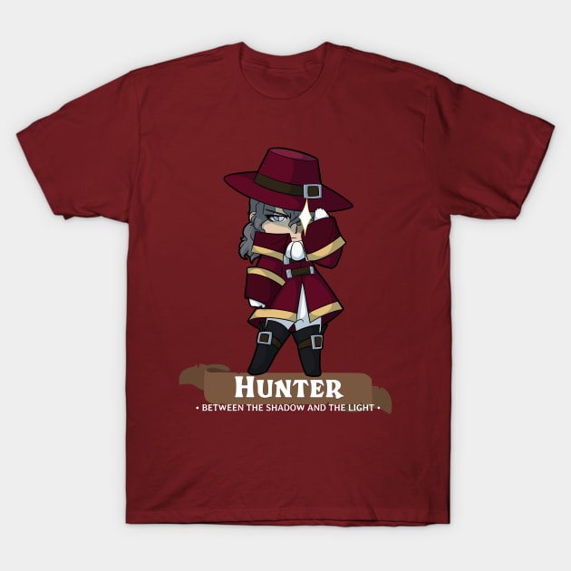 Hunter: Between the Darkness and the Light T-Shirt by Fox Lee